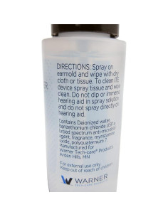 Limpiador de Earmold Sin Alcohol Harris 2 oz - Desinfectante 2