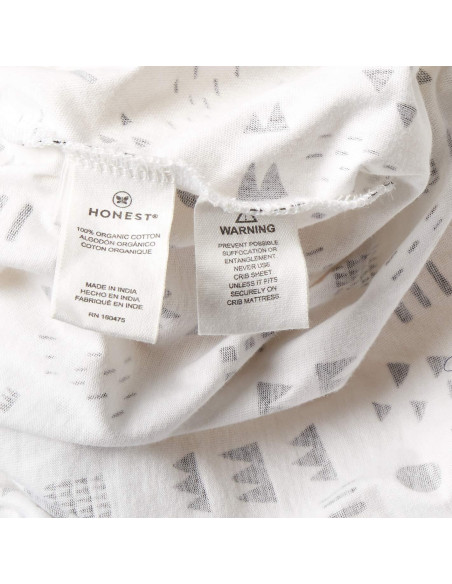 Cubierta de Cambiador HonestBaby 100% Algodón Orgánico Estampados