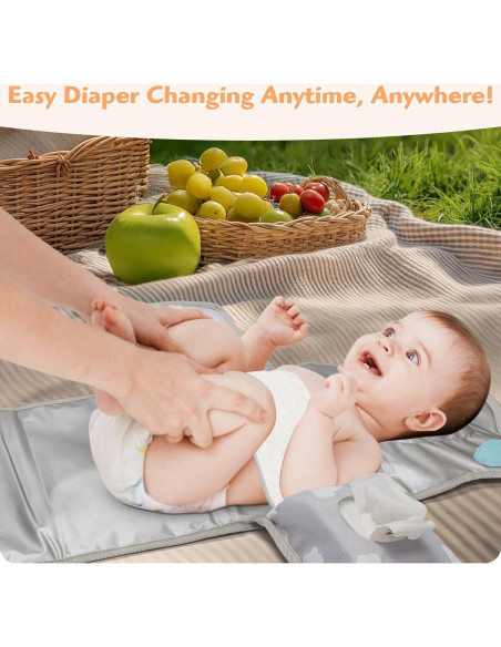 Almohadilla Cambiador Knirose Plegable Impermeable 70x35cm