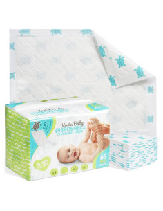 Almohadillas Desechables Vesta Baby 65 - 60.5x56.9 cm - Absorbentes e Impermeables