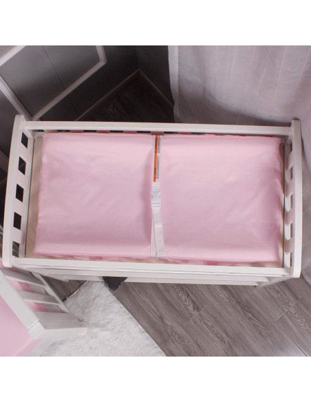 Funda Impermeable para Cambiador Belsden 2 Pack Microfibra Rosa y Gris