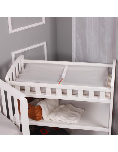 Funda Impermeable para Cambiador Belsden 2 Pack Microfibra Rosa y Gris