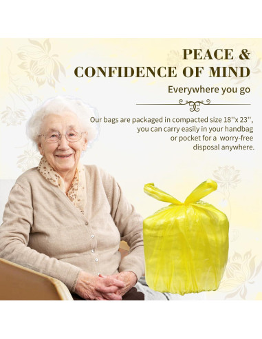 Bolsas de Desecho para Pañales Adulto Dergik 45x59cm 96 Unidades