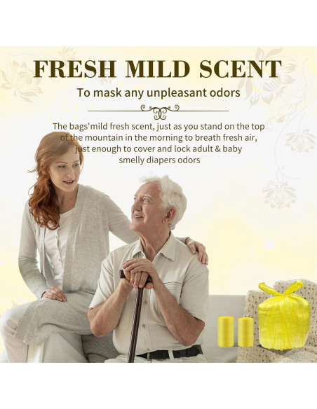 Bolsas de Desecho para Pañales Adulto Dergik 45x59cm 96 Unidades