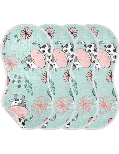 Pañales de Muselina Kigai para Bebés 28x56 cm Set de 4