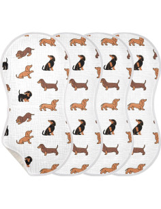 Juego de Paños de Eructos WELLDAY 56x28 cm Algodón Suave 2