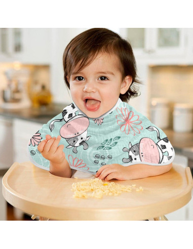 Pañales de Muselina Kigai para Bebés 28x56 cm Set de 4