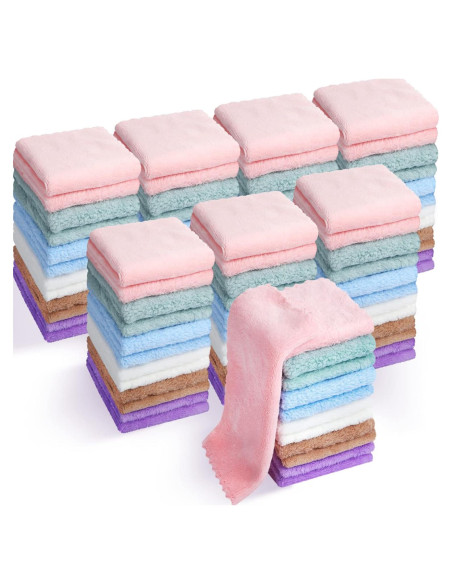 Chumia 96 Toallitas Faciales Microfibra 25.4x25.4cm Multicolor