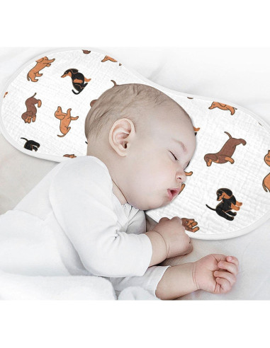 Juego de Paños de Eructos WELLDAY 56x28 cm Algodón Suave