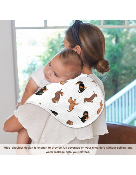 Juego de Paños de Eructos WELLDAY 56x28 cm Algodón Suave