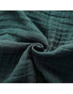 Mantas de Muselina CottCare 100% Algodón Verde 100x100 cm 2