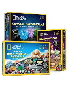 Kit de Geología National Geographic - Colección de Rocas y Cristales