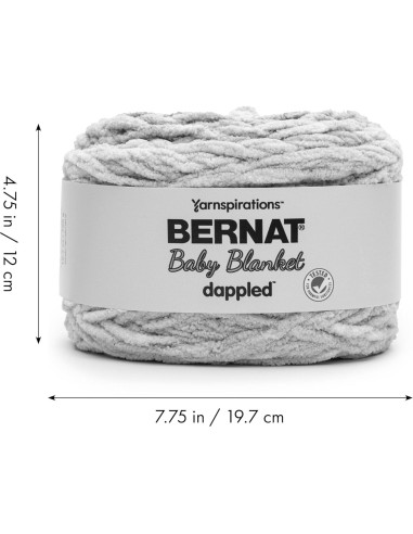 Manta Bernat Baby Dappled 300g Poliester Carbón