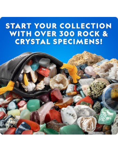 Kit de Geología National Geographic - Colección de Rocas y Cristales 2