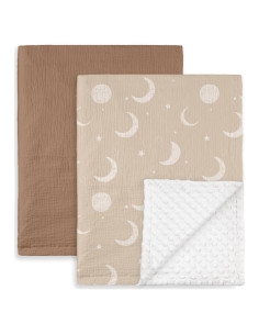 Mantas GLLQUEN BABY 2-Pack Algodón Estrellado 76x102 cm