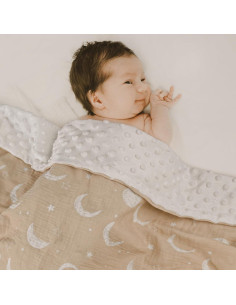 Mantas GLLQUEN BABY 2-Pack Algodón Estrellado 76x102 cm 2