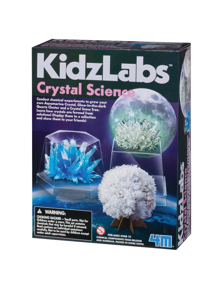 Kit de Ciencia de Cristales 4M KidzLabs - Experimentos Educativos
