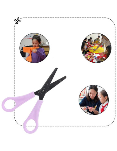 Paquete de 6 Tijeras de Seguridad Aacehlh para Niños 14 cm