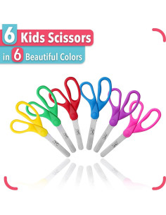 Tijeras para Niños Mr. Pen - Paquete de 6, 12.7 cm, Seguridad 2