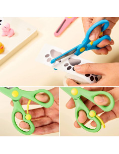 Tijeras de Seguridad para Niños FASALX - 6 Piezas Colores Variados 2