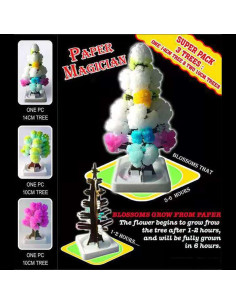 Mini Árbol de Navidad Creciente Geduochn 17x10 cm DIY Ciencia 2