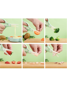 Tijeras de Cerámica para Bebé Hollory - Seguras y Prácticas 2