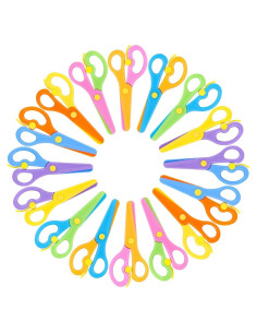 Tijeras de Seguridad LOVESTOWN para Niños - 16 PCS, 6.1x13.5 cm