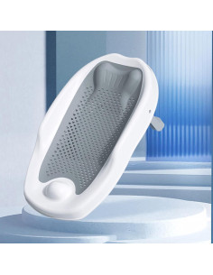 Asiento de Soporte para Baño de Bebé Antideslizante Gris 2
