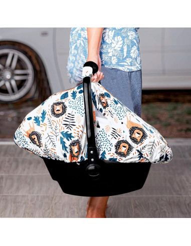 Cubierta de Asiento de Coche SWESEN para Bebés León Transpirable