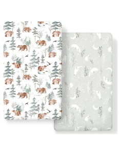 Juego de Sábanas Ajustadas Cuna GRSSDER Algodón 132x71 cm