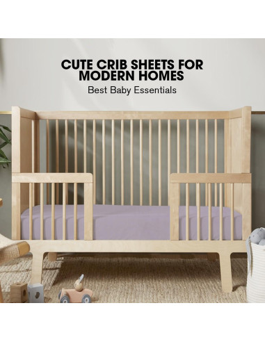 Juego de Sábanas para Cuna Little Grape Land 4 Piezas Floral