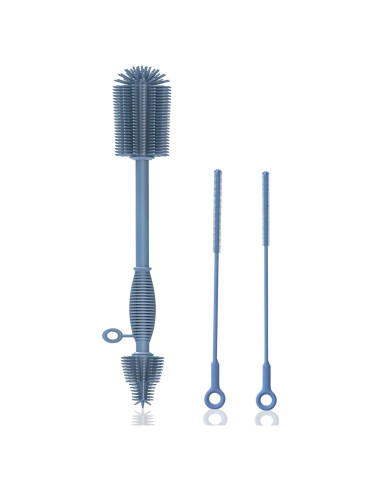 Juego de cepillos de silicona Raymeefa para botellas y popotes