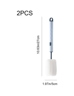 Esponja de Botella YidaSouko 2PCS con Mango Reemplazable 2