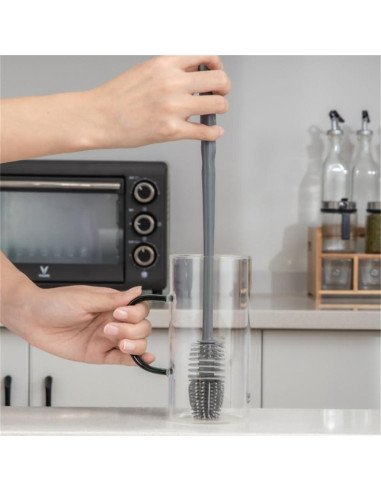 Cepillo Limpiador de Botellas EYAKEG de Silicona 28 cm