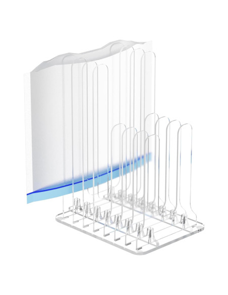 Soporte para Secar Bolsas Reutilizables Homakover 26x13x25.9 cm