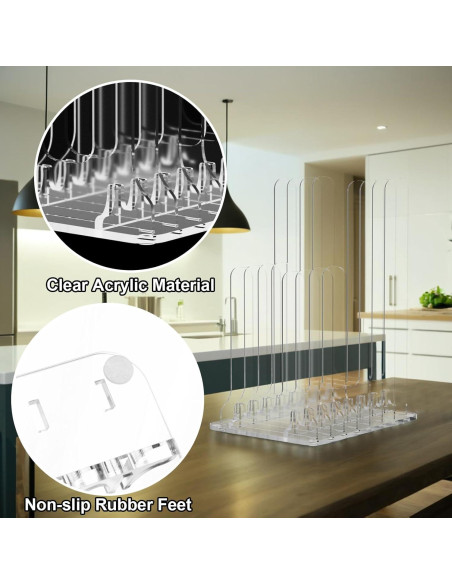 Soporte para Secar Bolsas Reutilizables Homakover 26x13x25.9 cm