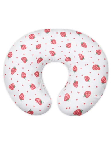 Funda de Almohada de Lactancia TSVAGA Fresa Suave y Transpirable