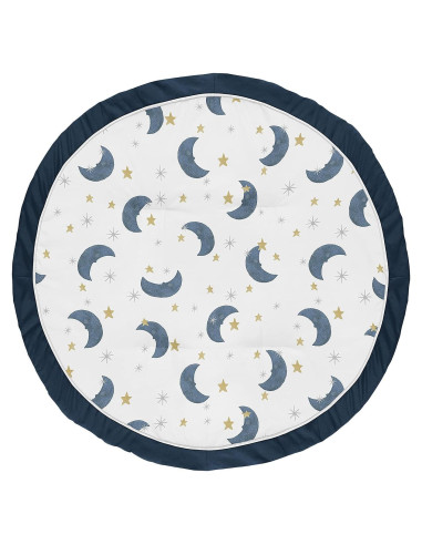 Alfombra de Juego Sweet Jojo Designs Luna y Estrella 91 cm