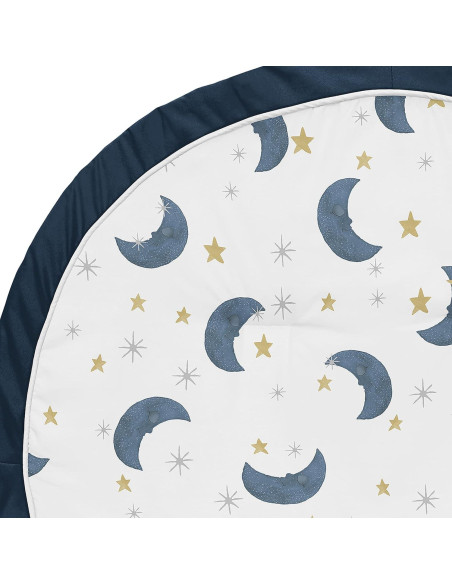 Alfombra de Juego Sweet Jojo Designs Luna y Estrella 91 cm