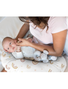 Funda de Almohada de Lactancia Sweet Jojo Rosa Boho 64x43cm 2