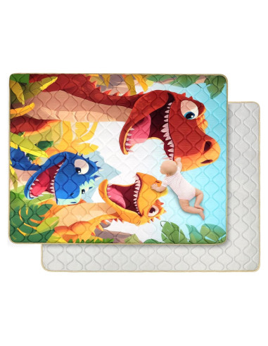 Alfombra de Juego para Bebés 150x180 cm Antideslizante y Lavable