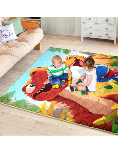 Alfombra de Juego para Bebés 150x180 cm Antideslizante y Lavable