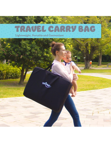 Cuna de viaje plegable UNiPLAY 114x85.6cm para bebés y niños