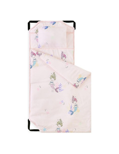 Colchoneta para Siesta Despertar en Nubes Rosa 132x56 cm