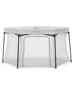 Parque Portátil Dream On Me Onyx Gris - Acolchado y Ligero