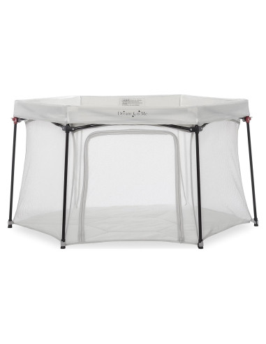 Parque Portátil Dream On Me Onyx Gris - Acolchado y Ligero