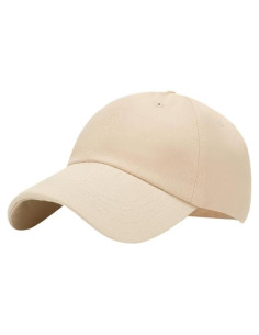 Sombrero de Sol Ajustable para Niños 2-7 Años Beige