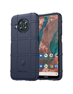 Funda Ajustada Nokia X100 - Protección Militar Azul HD