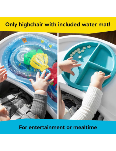 Silla Alta Plegable Baby Einstein Exploradores del Océano 2 en 1