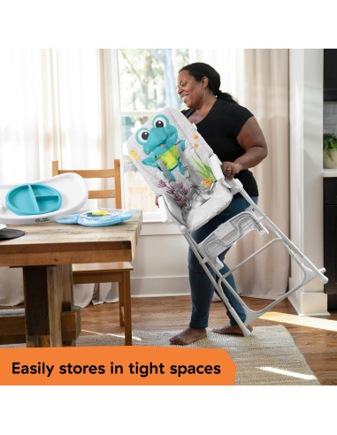 Silla Alta Plegable Baby Einstein Exploradores del Océano 2 en 1